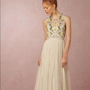 Needle and Thread Embroidered Prom Wedding  Dress
